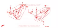 COUVERCLES LATERAUX pour Honda CBF 125 de 2011