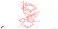 CYLINDRE pour Honda FOURTRAX 500 RUBICON DCT EPS de 2018