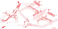 PEDALE   REPOSE PIED pour Honda FOURTRAX 500 RUBICON DCT EPS de 2018