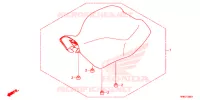SELLE pour Honda FOURTRAX 500 RUBICON DCT EPS de 2018