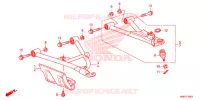 TRIANGLES AVANT pour Honda FOURTRAX 500 RUBICON DCT EPS de 2018