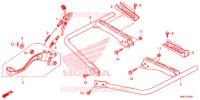 PEDALE   REPOSE PIED pour Honda FOURTRAX 500 RUBICON DCT EPS de 2018