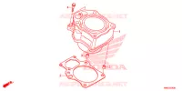 CYLINDRE pour Honda FOURTRAX 500 RUBICON DCT EPS de 2018
