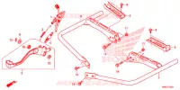 PEDALE   REPOSE PIED pour Honda FOURTRAX 500 RUBICON DCT EPS de 2018