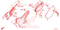 COUVERCLES LATERAUX (CRF250RL/RLA) pour Honda CRF 250 RALLYE de 2018