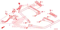 REPOSE PIED   PEDALE pour Honda FOURTRAX 420 RANCHER 4X4 AT DCT IRS de 2018