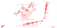 ARBRE A CAMES   SOUPAPE pour Honda CB 125 R ABS de 2018