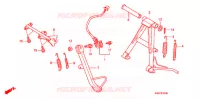 BEQUILLE pour Honda CBF 125 de 2010