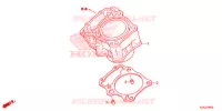 CYLINDRE pour Honda CB 250 R de 2019