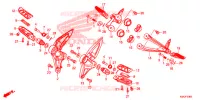 REPOSE PIED pour Honda CB 250 R de 2019