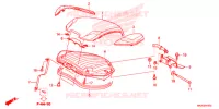 COUVERCLE DE COFFRE pour Honda NC 750 S ABS de 2020