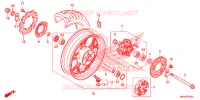 ROUE ARRIERE pour Honda NC 750 S ABS de 2020