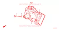 COUVRE CULASSE pour Honda NC 750 S ABS RED de 2018