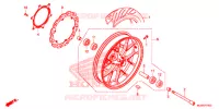 ROUE AVANT pour Honda CBR 500 R ABS de 2018