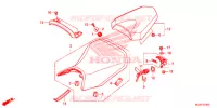 SELLE pour Honda CBR 500 R ABS de 2018