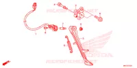 BEQUILLE pour Honda CBR 1000 RR FIREBLADE ABS ROJO de 2018