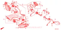 CLIGNOTANT (2) pour Honda CBR 1000 ABS RED de 2018