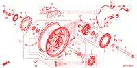 ROUE ARRIERE pour Honda CBR 1000 RR SP2 de 2019