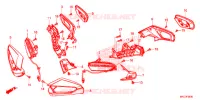 CLIGNOTANT   RETROVISEUR pour Honda GL 1800 GOLD WING de 2018