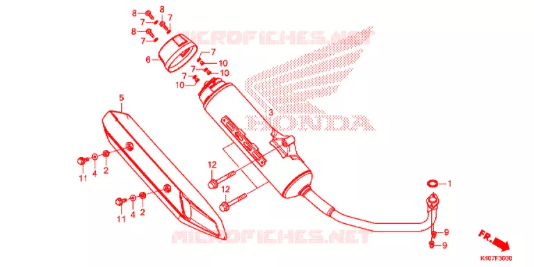 SILENCIEUX D'ECHAPPEMENT Honda SCOOTER 125 FORZA 2020  NSS125ADK