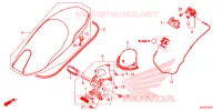 SELLE (NSS125ADK) pour Honda FORZA 125 3E de 2018