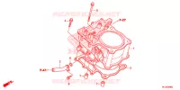 CYLINDRE pour Honda PIONEER 700 M2 RED de 2018