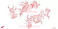 COUVERCLES LATERAUX pour Honda PIONEER 700 M4P RED de 2018