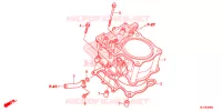 CYLINDRE pour Honda PIONEER 700 M4P RED de 2018