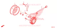 ALTERNATEUR pour Honda CBF 160 UNICORN de 2018