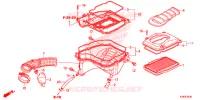 FILTRE A AIR pour Honda CBF 160 UNICORN de 2018