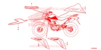 AUTOCOLLANTS pour Honda XR 190 de 2018