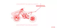 AUTOCOLLANTS pour Honda CRF 450 RX ENDURO de 2019