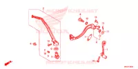 PEDALE   KICK pour Honda CRF 450 R de 2018