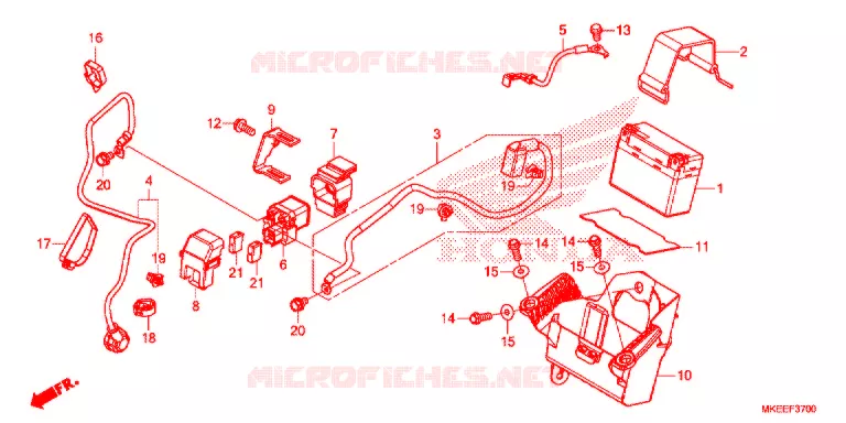 BATTERIE Honda MOTO 150 CRF 2018  CRF150RBJ