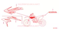 AUTOCOLLANTS pour Honda CRF 150 R BIG WHEELS de 2020
