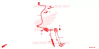 BEQUILLE pour Honda CTX 700 DCT ABS de 2018