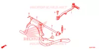 BEQUILLE   PEDALE KICK pour Honda 50 METROPOLITAN de 2018