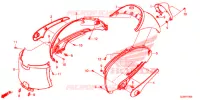 CARENAGE ARRIERE pour Honda 50 METROPOLITAN de 2018