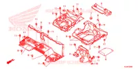CARROSSERIE CENTRALE pour Honda PIONEER 500 M2 CAMO de 2018