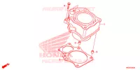 CYLINDRE pour Honda FOURTRAX 420 RANCHER 2X4 BASE de 2018