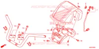 GUIDON pour Honda FOURTRAX 420 RANCHER 2X4 BASE de 2018
