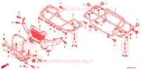 SUPPORT pour Honda FOURTRAX 420 RANCHER 2X4 BASE de 2018