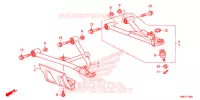 TRIANGLES AVANT pour Honda FOURTRAX 500 RUBICON IRS DCT EPS DELUXE de 2018