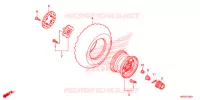 ROUE AVANT pour Honda FOURTRAX 420 RANCHER 4X4 EPS Manual Shift de 2018