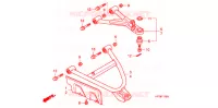 TRIANGLES AVANT pour Honda FOURTRAX 420 RANCHER 4X4 PS de 2009