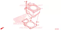 CYLINDRE pour Honda FOURTRAX 420 RANCHER 4X4 ES de 2019