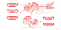 AUTOCOLLANTS pour Honda FOURTRAX 500 FOREMAN ES PS de 2018