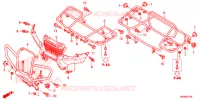 SUPPORT pour Honda FOURTRAX 500 FOREMAN ES PS de 2018