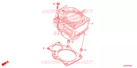 CYLINDRE pour Honda FOURTRAX 500 FOREMAN de 2019