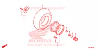 ROUE ARRIERE pour Honda FOURTRAX 500 FOREMAN 4X4 ES PS ED de 2019